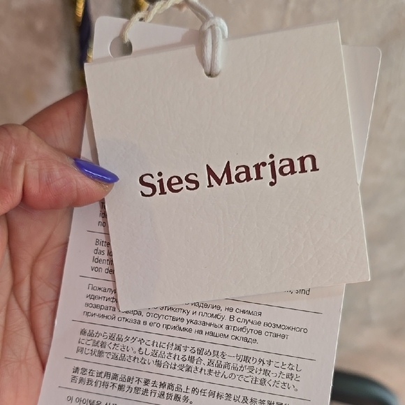 Sies Marjan Lysa Asymmetrical Iridescent Top. - Picture 6 of 9